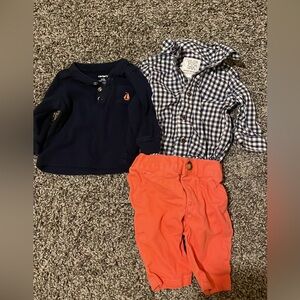 Baby boy newborn clothes lot